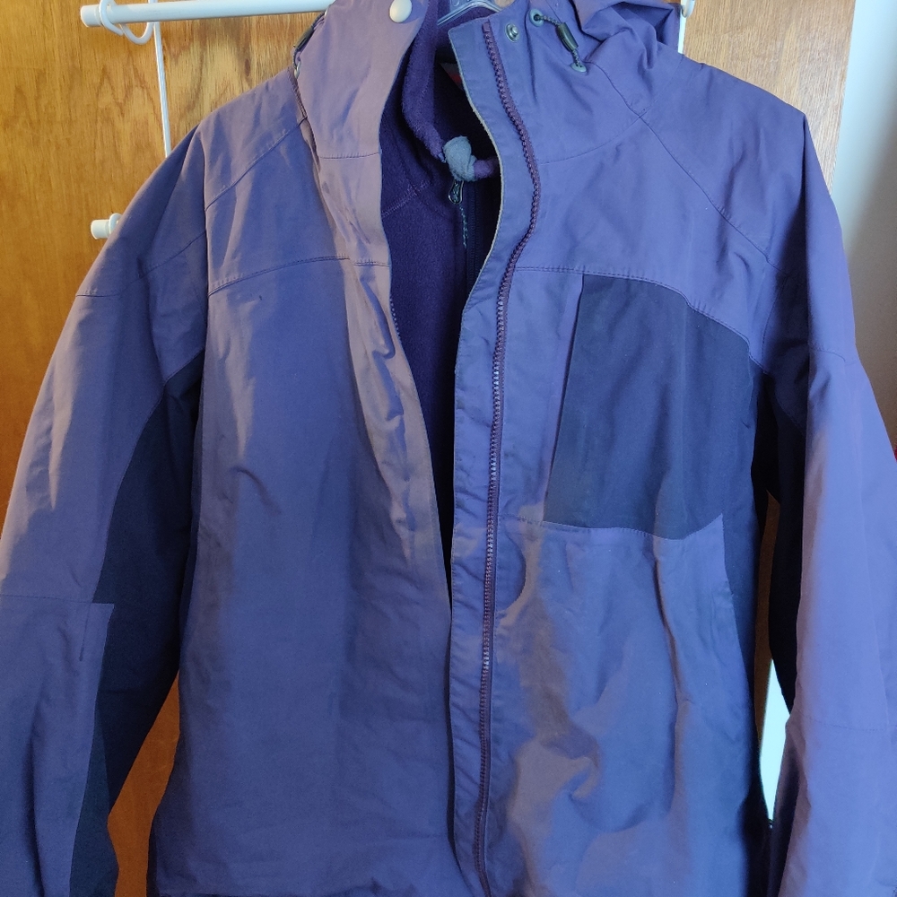 Purple Eddie Bauer 365 fleece/jacket